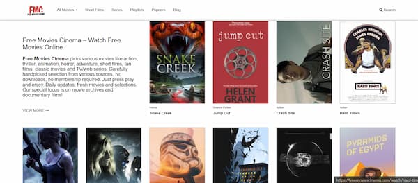 Free Movies Cinema هو موقع مشاهدة أفلام مجانية قانونية