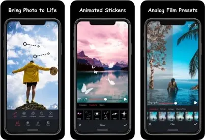 Movepic هو برنامج ايفون شبيه Motionleap من حيث نظام حركة الصور