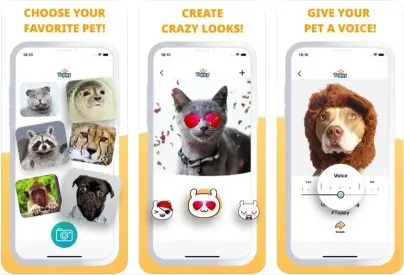 My Talking Animals هو تطبيق تحريك الوجه للايفون