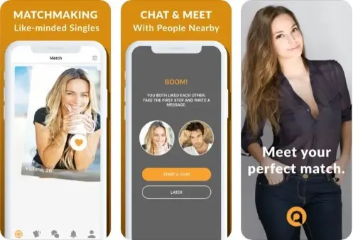 Qeep هو برنامج مكالمات فيديو عشوائي مباشر للايفون والاندرويد