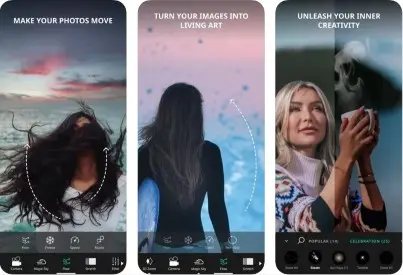 VIMAGE 3D هو أحد أفضل تطبيقات تحريك الصور للايفون