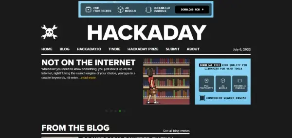 Hackaday هو موقع هكر أخلاقي قوي يمتلك شهر واسعة