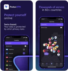 Proton VPN هو أفضل تطبيق VPN للايفون والاندرويد