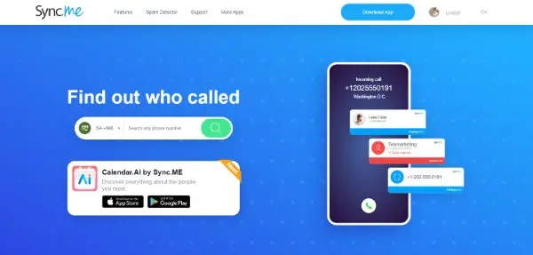 Sync هو موقع معرفه صاحب الرقم المشهور والذي يدعم جميع دول العالم