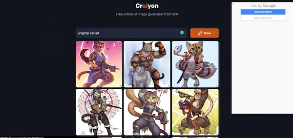 Craiyon هو موقع تحويل النص إلى صور عبر الذكاء الصناعي