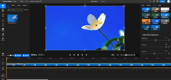 Flixier هو موقع ممتاز لزيادة جودة الفيديو