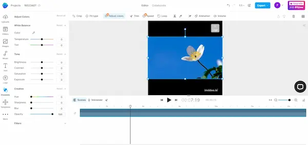 Invideo هو موقع قوي جداً لرفع جودة الفيديو