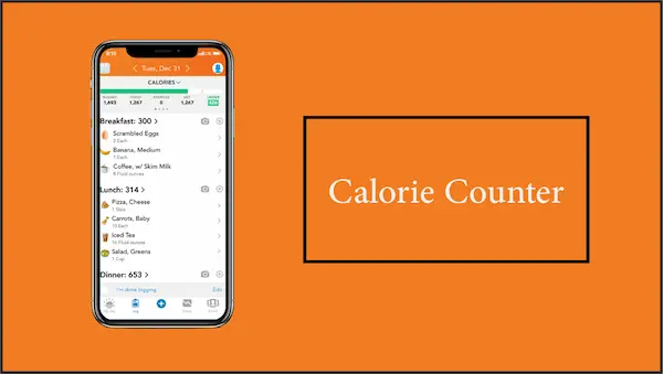 Calorie Counter هو برنامج متخصص في حساب السعرات الحرارية للايفون والاندرويد