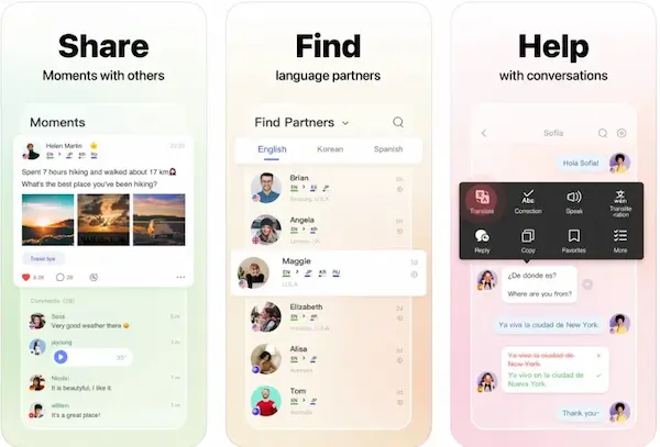 HelloTalk هو أفضل برنامج تعارف مجاني مخصص لتعلم اللغات