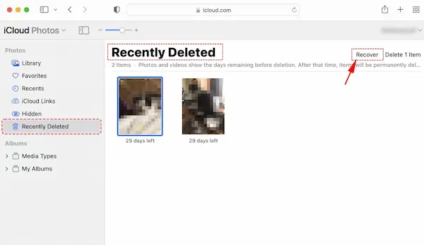 طريقة استعادة الصور من نسخة احتياطية للايفون على iCloud