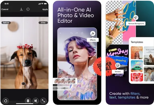 Picsart هو برنامج توضيح الصور المشوشة الموجود في معظم أجهزة الجوال