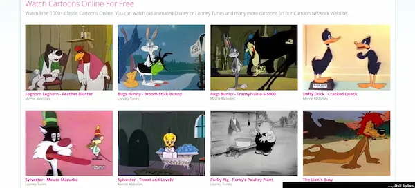 Supercartoons هو موقع مسلسلات كرتون قديمة