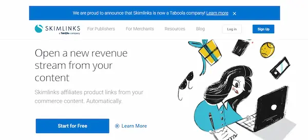 Skimlinks هي واحدة من أفضل منصات التسويق بالعمولة