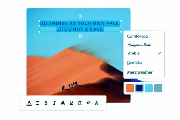 الكتابة على الصور