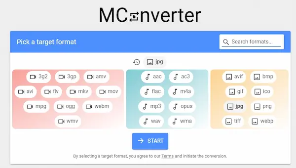 طريقة استخدام موقع MConverter لتحويل الفيديو إلى صور