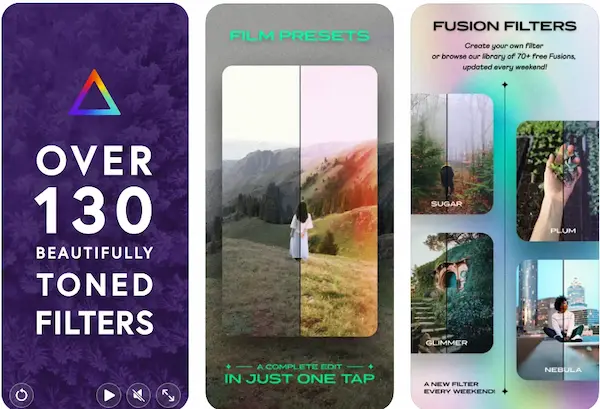 Afterlight Photo Editor هو تطبيق تعديل صور مجاني للايفون
