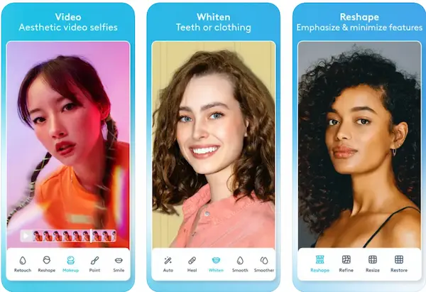 Facetune هو برنامج تعديل صور متوفر على أجهزة الايفون والاندرويد