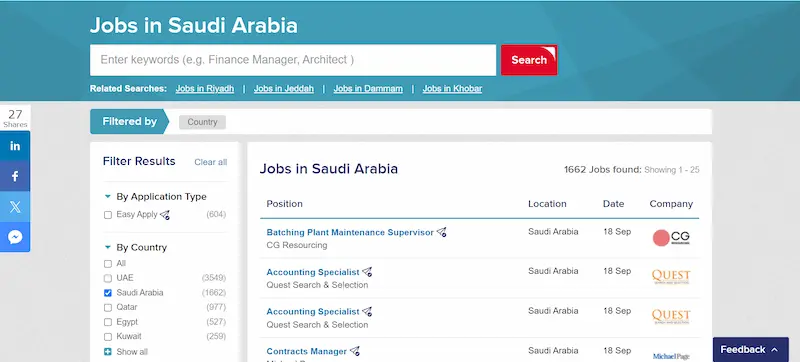 موقع عالمي للتوظيف في السعودية ودول الخليج